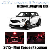 XtremeVision Interior LED for Mini Cooper Paceman 2015+ (17 Pieces) Red Interior