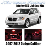XtremeVision Interior LED for Dodge Caliber 2007-2012 (6 Pieces) Red Interior LE