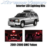 XtremeVision Interior LED for GMC Yukon 2001 - 2006 (18 Pieces) Red Interior LED