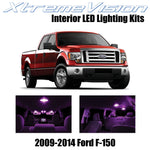 XtremeVision Interior LED for Ford F-150 2009-2014 (12 Pieces) Pink Interior LED