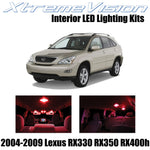 XtremeVision Interior LED for Lexus RX330 RX350 RX400h 2004-2009 (6 Pieces) Red