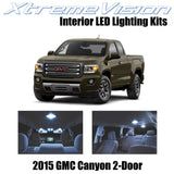 XtremeVision Interior LED for GMC Canyon 2-Door 2015+ (12 Pieces) Cool White Int