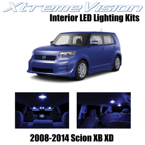 XtremeVision Interior LED for Scion XB XD 2008-2014 (12 Pieces) Blue Interior LE