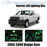 XtremeVision Interior LED for Ford F-150 2004-2008 (5 Pieces) Green Interior LED