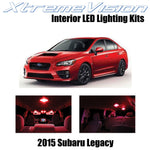 XtremeVision Interior LED for Subaru Legacy 2015+ (12 Pieces) Red Interior LED K