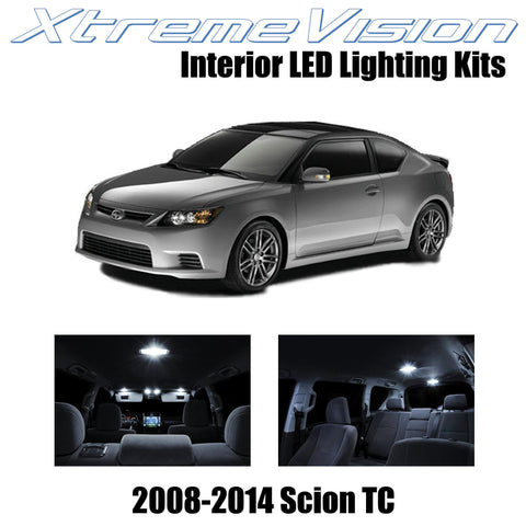 XtremeVision Interior LED for Scion TC 2008-2014 (10 Pieces) Pure White Interior