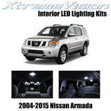 XtremeVision Interior LED for Nissan Armada 2004 -2015 (16 Pieces) Pure White In