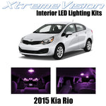 XtremeVision Interior LED for Kia Rio 2015+ (8 Pieces) Pink Interior LED Kit  +