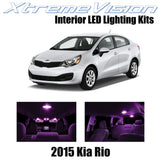 XtremeVision Interior LED for Kia Rio 2015+ (8 Pieces) Pink Interior LED Kit  +