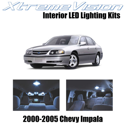 XtremeVision Interior LED for Chevy Impala 2000-2005 (16 Pieces) Cool White Inte