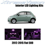 XtremeVision Interior LED for Fiat 500 2012-2015 (3 pieces) Pink Interior LED Ki