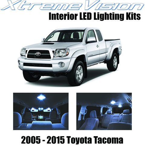 XtremeVision LED for Toyota Tacoma 2005-2015 (7 Pieces) Cool White Premium Interior LED Kit Package + Installation Tool
