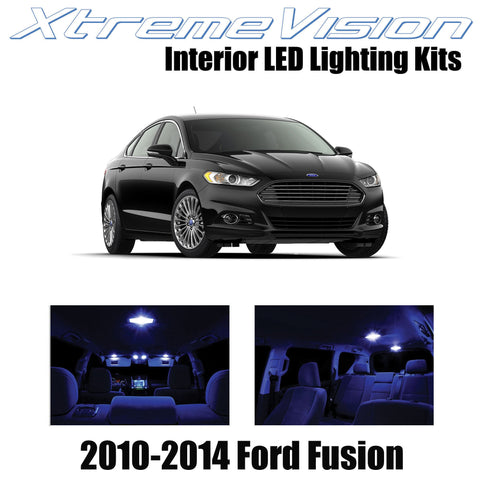 XtremeVision Interior LED for Ford Fusion 2010-2014 (5 Pieces) Blue Interior LED