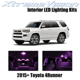 XtremeVision Interior LED for Toyota 4Runner 2015+ (13 Pieces) Pink Interior LED