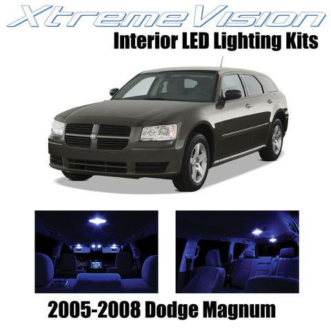 XtremeVision Interior LED for Dodge Magnum 2005-2008 (7 Pieces) Blue Interior LE