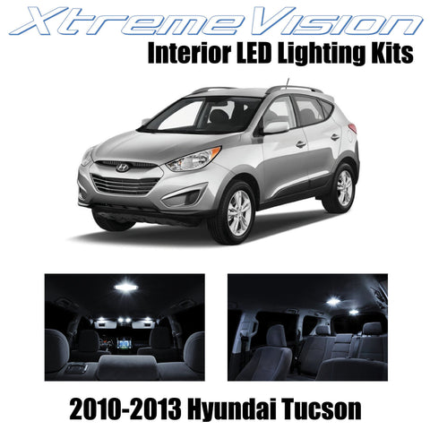 XtremeVision Interior LED for Hyundai Tucson 2010-2013 (7 Pieces) Pure White Int