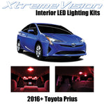 XtremeVision Interior LED for Toyota Prius 2016+ (10 Pieces) Red Interior LED Ki