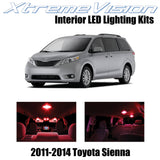 XtremeVision Interior LED for Toyota Sienna 2011-2014 (13 Pieces) Red Interior L