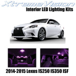 XtremeVision Interior LED for Lexus IS250 IS350 ISF 2014-2015 (11 Pieces) Pink I