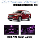 XtremeVision Interior LED for Dodge Journey 2009-2014 (7 Pieces) Pink Interior L