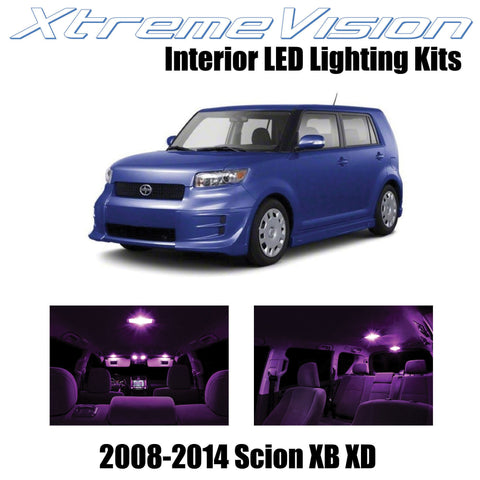 XtremeVision Interior LED for Scion XB XD 2008-2014 (12 Pieces) Pink Interior LE