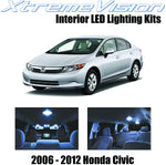 Xtremevision Interior LED for Honda Civic 2006-2012 (6 Pieces) Cool White Interior LED Kit + Installation Tool