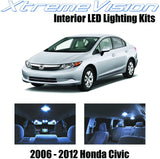 Xtremevision Interior LED for Honda Civic 2006-2012 (6 Pieces) Cool White Interior LED Kit + Installation Tool