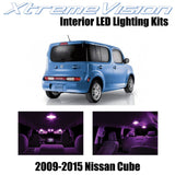 XtremeVision Interior LED for Nissan Cube 2009-2015 (5 Pieces) Pink Interior LED