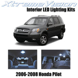 XtremeVision Interior LED for Honda Pilot 2006-2008 (12 Pieces) Cool White Inter