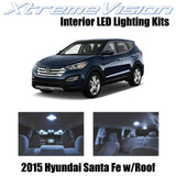 XtremeVision Interior LED for Hyundai Santa Fe w/Panoramic Roof 2015+ (9 Pieces)