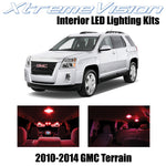 XtremeVision Interior LED for GMC Terrain 2010-2014 (5 Pieces) Red Interior LED