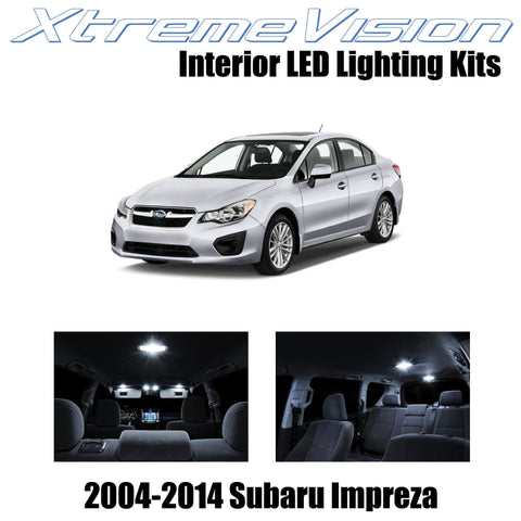 XtremeVision Interior LED for Subaru Impreza 2004-2014 (6 Pieces) Pure White Int