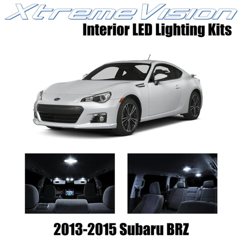 XtremeVision Interior LED for Subaru BRZ 2013-2015 (10 Pieces) Pure White Interi