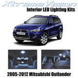 XtremeVision Interior LED for Mitsubishi Outlander 2005-2012 (4 Pieces) Cool Whi