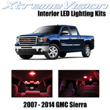 XtremeVision Interior LED for GMC Sierra 2007-2014 (14 Pieces) Red Interior LED