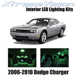 XtremeVision Interior LED for Dodge Challenger 2006-2010 (5 Pieces) Green Interi