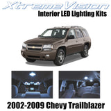 XtremeVision Interior LED for Chevy Trailblazer 2002-2009 (16 Pieces) Cool White
