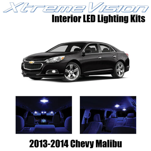 XtremeVision Interior LED for Chevy Malibu 2013-2014 (5 Pieces) Blue Interior LE