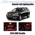 XtremeVision Interior LED for GMC Acadia 2015+ (12 Pieces) Red Interior LED Kit