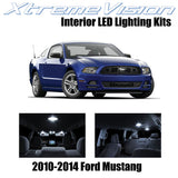 XtremeVision Interior LED for Ford Mustang 2010-2014 (5 Pieces) Pure White Inter