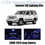 XtremeVision Interior LED for Jeep Liberty 2008-2013 (9 Pieces) Blue Interior LE