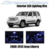 XtremeVision Interior LED for Jeep Liberty 2008-2013 (9 Pieces) Blue Interior LE
