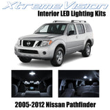 XtremeVision Interior LED for Nissan Pathfinder 2005-2012 (10 Pieces) Pure White