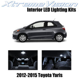 XtremeVision Interior LED for Toyota Yaris 2012-2015 (6 Pieces) Pure White Inter