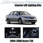 XtremeVision Interior LED for Acura TSX 2004-2008 (8 Pieces) Pure White Interior