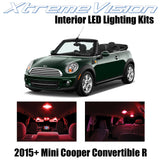 XtremeVision Interior LED for Mini Cooper Convertible R 2015+ (10 Pieces) Red In
