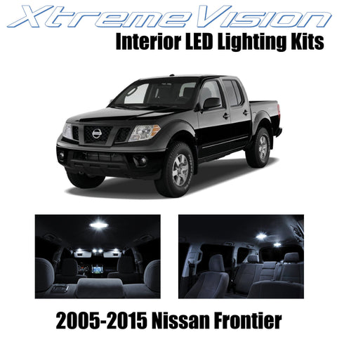 XtremeVision Interior LED for Nissan Frontier 2005-2015 (5 Pieces) Pure White In