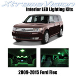 XtremeVision Interior LED for Ford Flex 2009-2015 (8 Pieces) Green Interior LED