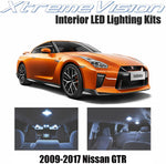 Xtremevision Interior LED for Nissan GT-R 2009-2017 (4 Pieces) Cool White Interior LED Kit + Installation Tool