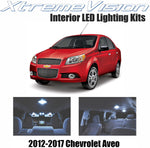 XtremeVision Interior LED for Chevrolet Aveo 2012-2017 (2 Pieces) Cool White Interior LED Kit + Installation Tool